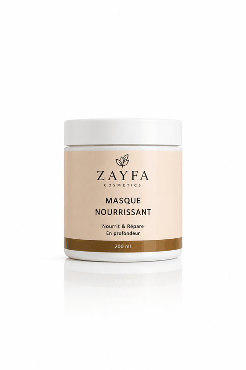 masque nourrissant naturel pour cheveux secs et crépus
